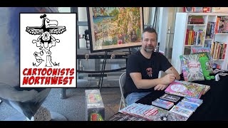 Cartoonists Northwests September Meeting with Chuck Whelon [upl. by Caesaria741]