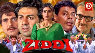 Ziddi  ज़िद्दी  Sunny Deol Raveena Tandon Anupam Kher  Bollywood Romantic Action Drama Movie [upl. by Aleuname395]