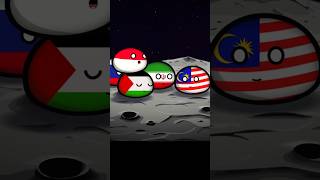 Saat Negara Terjebak Di Bulan Ending 😱 countryballs [upl. by Dachi285]