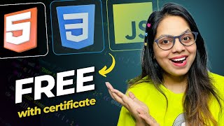 FREE Frontend Development COURSE with CERTIFICATE 🤯  Frontend Development  DesignWithRehana [upl. by Sulienroc]