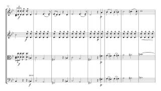 Schubert Erlking  Erlkönig  String Quartet Sheet Music [upl. by Pricilla]