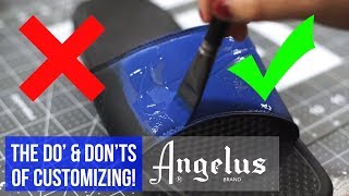 The Dos amp Donts of Using Angelus Paints [upl. by Erfert]