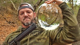 Can a Solid Glass Ball Stop a 50cal [upl. by Notniw]