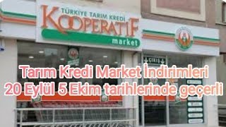 20 Eylül 5 Ekim 2023 Tarım Kredi Kooperatifi Market İndirimleri  Tarım Kredi Kataloğu [upl. by Prebo]