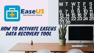 How to Activate EaseUS Data Recovery Tool New 2022  Junaid Saleem Tech [upl. by Jansson]