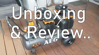 Unboxing amp Review of an AEG Silenced 30HP 60L Air Compressor AC3060S Should you buy one [upl. by Eanej482]