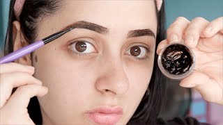 Así Me Hago Las Cejas SOLA EN CASA 💁‍♀️ No Es un Tutorial  Cejas Perfectas Con Henna [upl. by Minoru211]