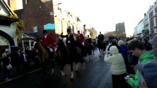 Albrighton hunt 2013 boxing day Newport Shropshire [upl. by Liddy66]