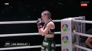 LISA BRIERLEY vs PHANNALUK KONGSANG Incredible KNOCKOUT ONE Championship [upl. by Jowett444]