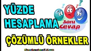 Yüzde Hesaplama Test Soru Çözümü  7Sınıf Yüzdeler [upl. by Enirtak]