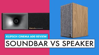 KLIPSCH HOME THEATER Klipsch Cinema 600 Sound Bar Cinema 600 Review [upl. by Penhall]