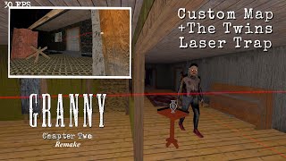 Granny Chapter Two PC Remake  Laser Trap From The Twins  The Custom Map [upl. by Llenroc]