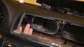 BMW E39 5Series Center Vent Removal [upl. by Grosvenor]