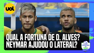 QUAL A FORTUNA DE DANIEL ALVES NEYMAR PAGOU FIANÇA DE R 54 MILHÕES PARA O LATERAL SER SOLTO [upl. by Remmos]