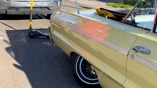 1964 impala ss convertible hydraulics Low rider problems Big D [upl. by Bez]