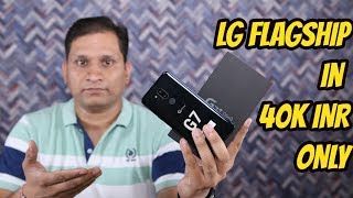 LG G7ThinQ Unboxing amp First Look [upl. by Ahsikel]