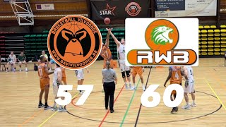 Bavi Vilvoorde TDM2B vs Royal Waterloo Basket TDM2A 5760 Belgian Cup 🏆 [upl. by Elkcim759]