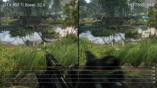 GeForce GTX 650 Ti Boost 2GB vs Radeon HD 7850 1GB FrameRate Tests [upl. by Akiehs312]