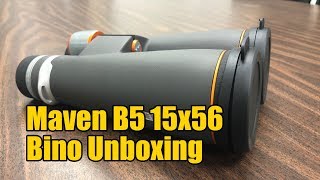 Maven B5 15x56 Binoculars Unboxing [upl. by Lazarus]