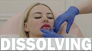 Lip filler dissolving  FULL lip filler dissolving consult amp procedure  Cosmetic Injector Sydney [upl. by Nylaf]