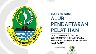 APLIKASI PENDAFTARAN BLK KOMPETENSI [upl. by Glennis]