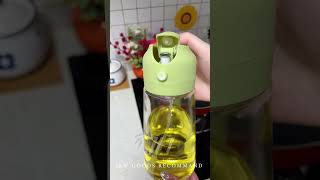 olive oil spray bottlecan also be poured 👍🫰✨️🌷 2 in 1 olive oil Dispenser Bottle cooking [upl. by Kayle]