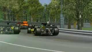 Montjuic 1973 rfactor mod online race quotreuploaded 60fps versionquot [upl. by Anaujit]