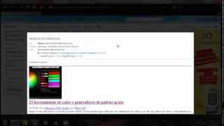 Creacion y Envio de NewsLetters Outlook y Word [upl. by Livesay25]