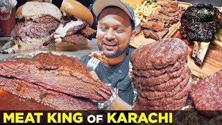 Meat King of Karachi  Smoked Ribs Briskets Gourmet Burgers  Texas BBQ in Pakistan by Smoky Bs [upl. by Aveline]