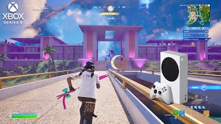 Fortnite Xbox Series S Gameplay 4K 120FPS [upl. by Medlin690]