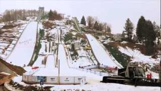 EYOF Brasov 2013  Skispringen Teambewerb Burschen [upl. by Lirrehs]