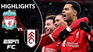 🚨 DRAMATIC TWIST 🚨 Liverpool vs Fulham  Carabao Cup Highlights  ESPN FC [upl. by Pressman405]