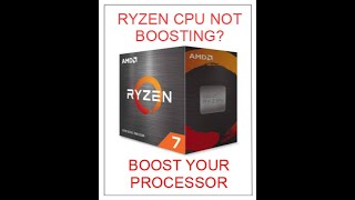 ryzen cpu boost problem processor not boosting boost your processor [upl. by Clintock]