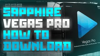 Sapphire Plugin 📸 VEGAS PRO Tutorial 📷 [upl. by Attaynek]