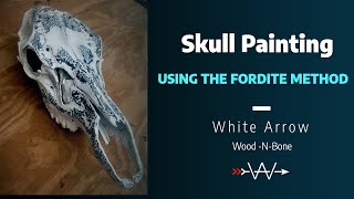 Skull Painting Learn the Fordite Method [upl. by Lippold403]