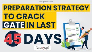 Gate 2020 Preparation Strategy  To Crack Gate In Last 45 Days  By Jaishri Gupta [upl. by Yetac128]