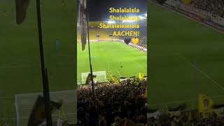 Shalalalala Shalalalala Shalalalalalala AACHEN 🖤💛 alemanniaaachen [upl. by Kath]