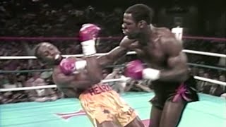 ON THIS DAY  WOW IRAN BARKLEY KNOCKS OUT THOMAS HEARNS IN THE UPSET OF THE YEAR HIGHLIGHTS 🥊 [upl. by Htezil]