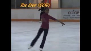 Figure Skating  Step Sequence  PreNovice [upl. by Kokaras]