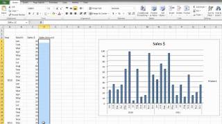 How To Make a Bar Graph in Microsoft Excel 2010  For Beginners [upl. by Trembly506]