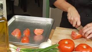 Cut Tomatoes for Salsa [upl. by Werdma]