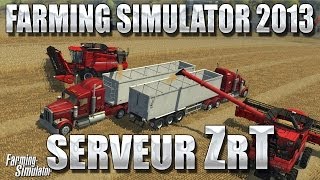 Farming Simulator  Lancement du serveur ZrT 56 [upl. by Adnohser]