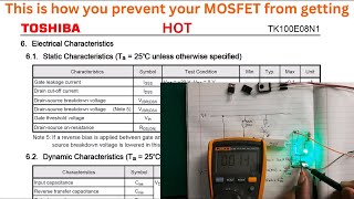 How to calculate a MOSFET RDSON resistance Power Losses [upl. by Otrebtuc793]