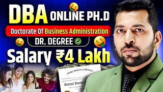 Doctorate Of Business Administration  Online PhD   Doctorate Degree Online  DBA Course Details [upl. by Nrubloc]