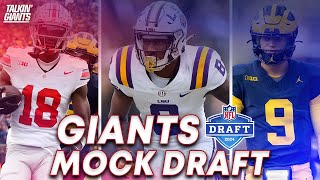 New York Giants 2024 Mock Draft [upl. by Bill]