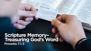 quotScripture Memory  Treasuring Gods Wordquot  Pastor Steve Gaines [upl. by Tekla]