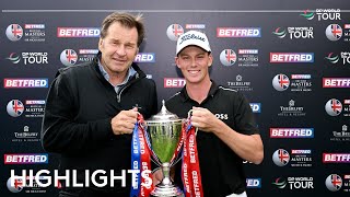 Daniel Hilliers Final Round Winning Highlights  2023 Betfred British Masters [upl. by Ailecra]