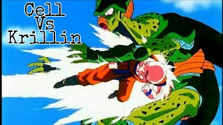 Krillin VS Cell Imperfecto  Pelea Completa  AudioLatino [upl. by Tenneb348]