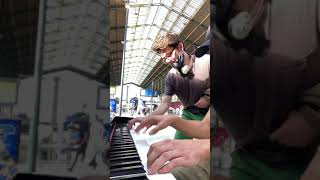 Impro jazz piano Gare du Nord piano [upl. by Ylam296]