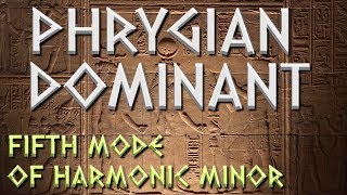 Writing Exotic Music with Phrygian Dominant 5th mode of Harmonic Minor MUSIC THEORY  SCALES [upl. by Chamberlain797]